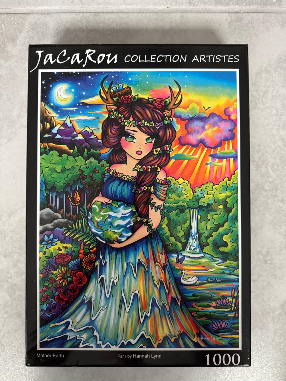 JaCaRou Mother Earth 1000-Piece Jigsaw Puzzle — Vibrant Multicolor